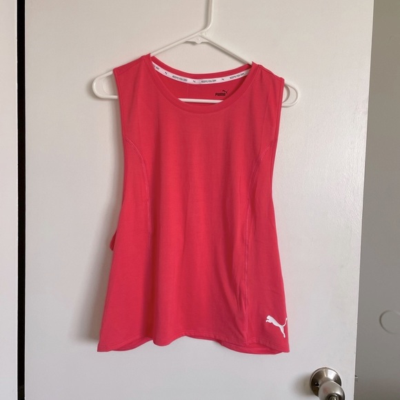 Puma Invert Crop Active Tank Top - Size L - Picture 4 of 11